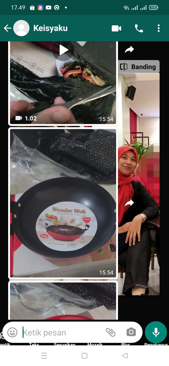 Wajan Anti Lengket Wonder Wok 27 Cm Besi Baja Penggorengan Alat Masak Peralatan Dapur Maspion