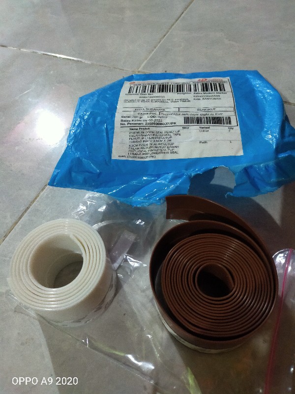 Premium Door Seal Penutup Celah Bawah Pintu/seal Tape Penutup Celah/penutup Lubang Pintu 3,5cm X 1m