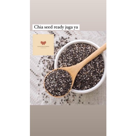 

Organic Black Chia Seed / Biji Chiaseed / 100gr, 250gr / Diet Keto