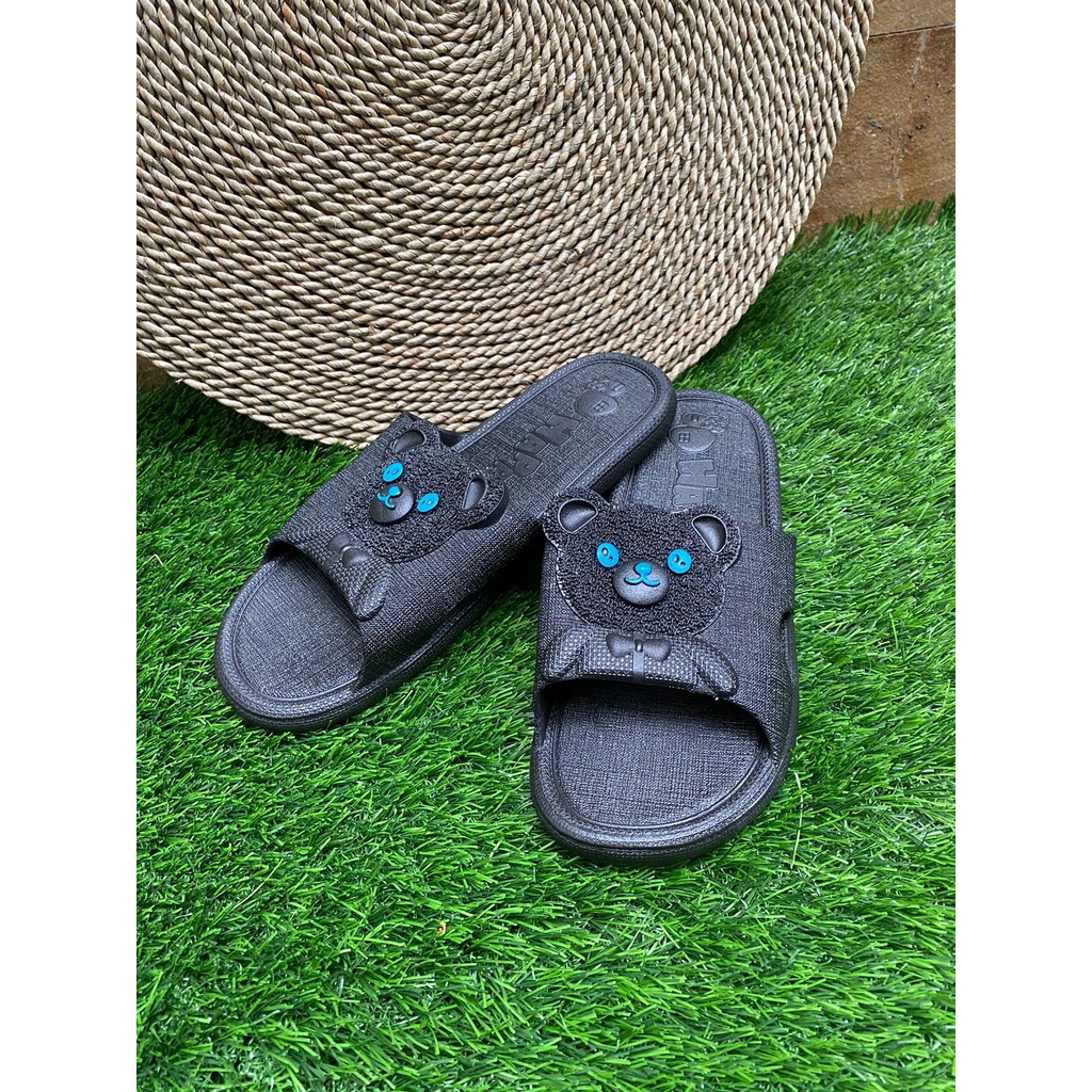 Sandal Slipper Wanita Import Cute Bear