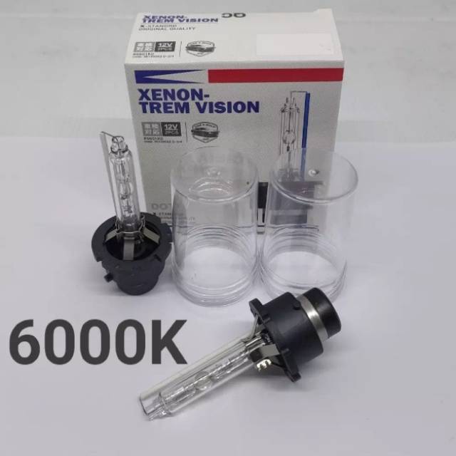Bohlam lampu mobil HID D4R D4S D2R D2S 6000k