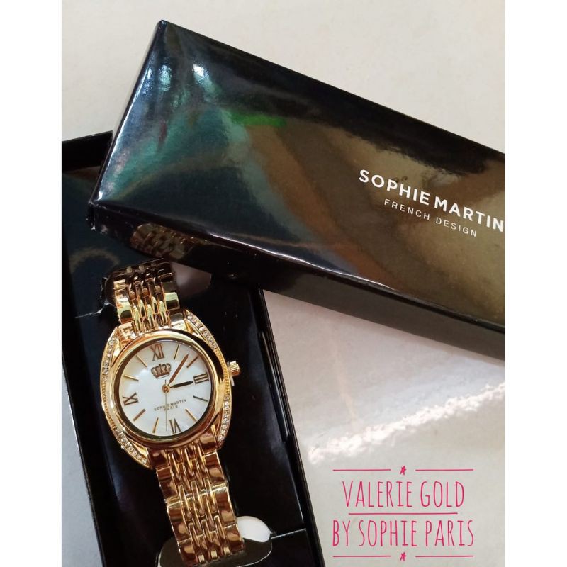 Jam Tangan Wanita VALERIE GOLD SAS SOPHIE MARTIN PARIS