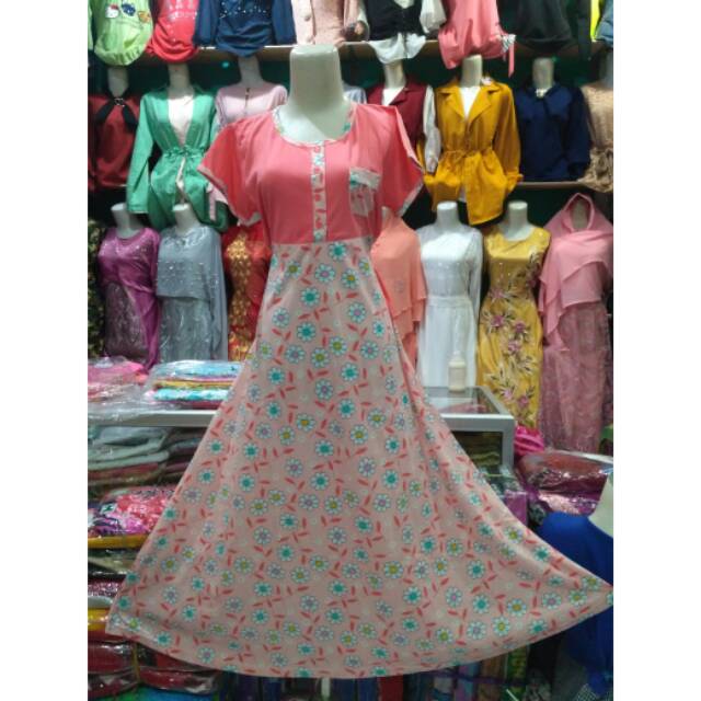 Daster amro klok panjang lengan pendek