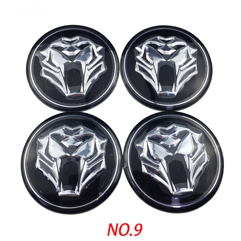 4pcs Stiker Emblem Badge Logo Kia K3 K5 56mm Kepala Singa Untuk Tengah Velg Mobil