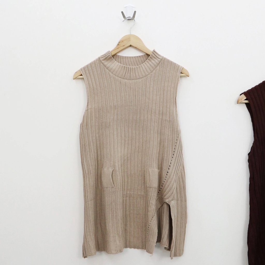 Sierra vest knit top - Thejanclothes