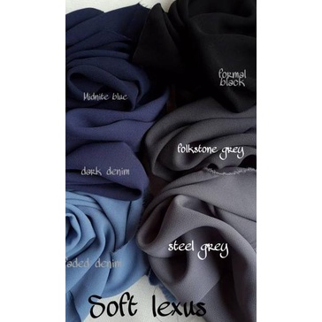 Kain Abaya Sultan Soft Lexus Polos –FLK.22Jn22ᵁ