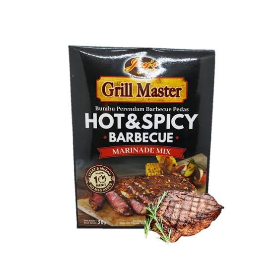 

Jay's / Jays Grill Master Hot & Spicy BBQ Bumbu Marinade / Marinasi Beef 30gr Original