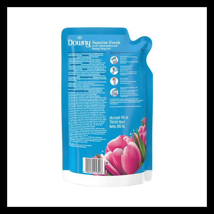 Downy Sunrise Fresh Refil 800Ml Pelembut Pewangi Softener Pakaian