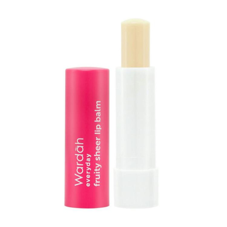 Wardah Everyday Fruity Sheer Lip Balm - Bibir Lembap Sehat Merona  - BISA COD