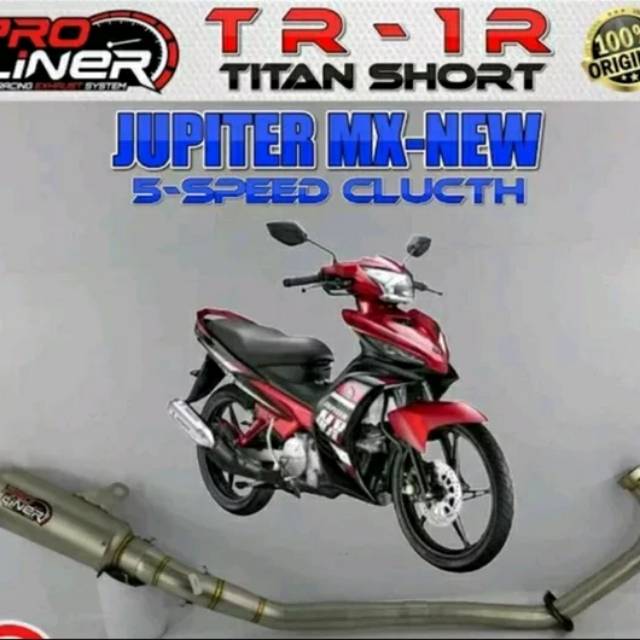 Knalpot PROLINER TR-1R Ori Jupiter Mx New 135
