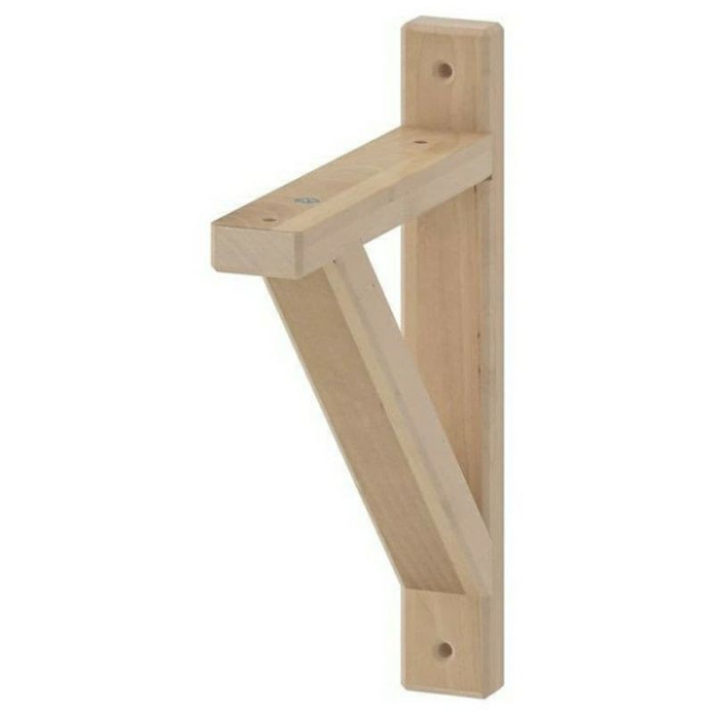 siku kayu dinding bracket kayu multifungsi