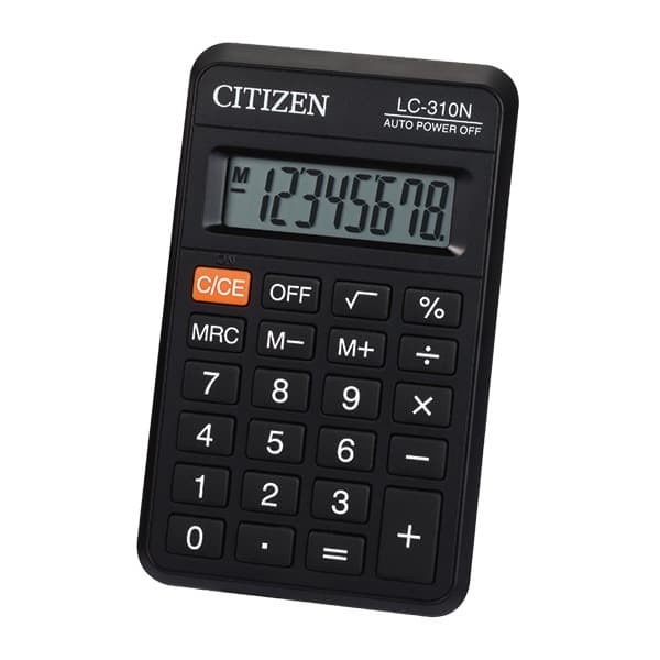 

Citizen Kalkulator / Calculator mini LC-110N /KAlkulator Pocket kantong mini