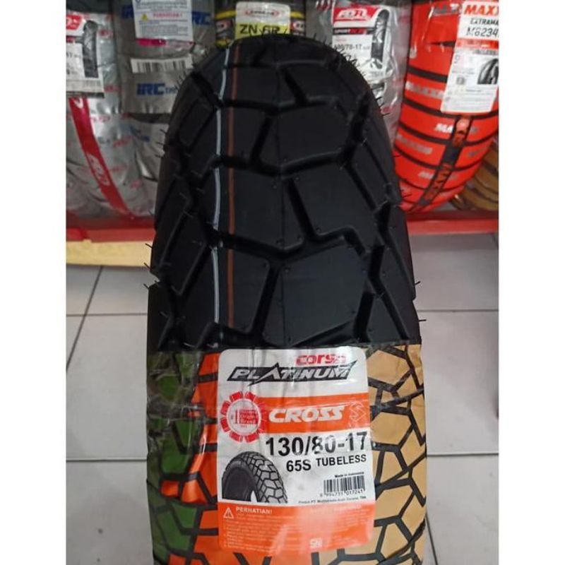 Ban Corsa Cross S 130/80-17 Free Pentil Tubeless