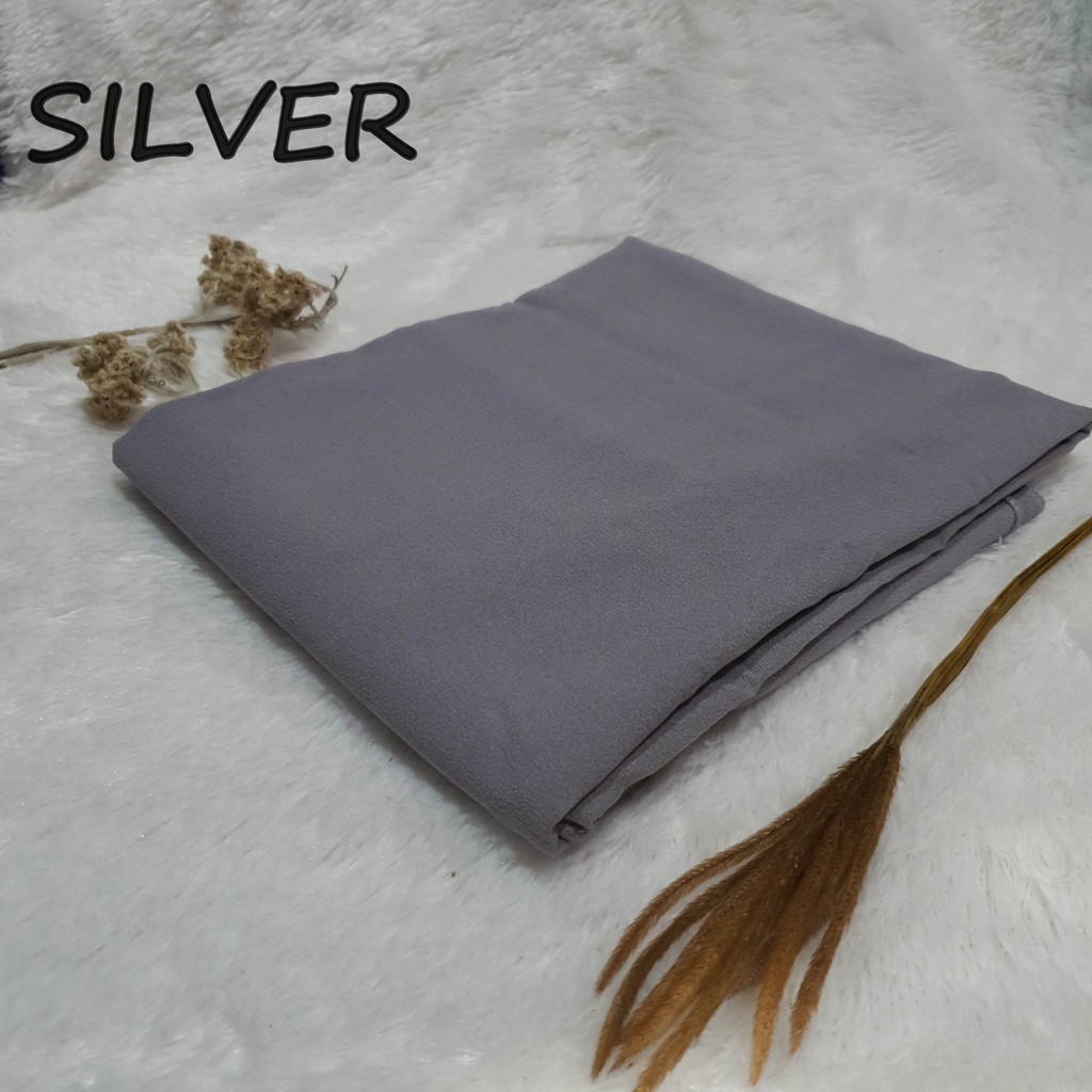 Pashmina Tali 200cm Diamond Italiano 75x200cm Pasmina Pastal Jumbo-silver