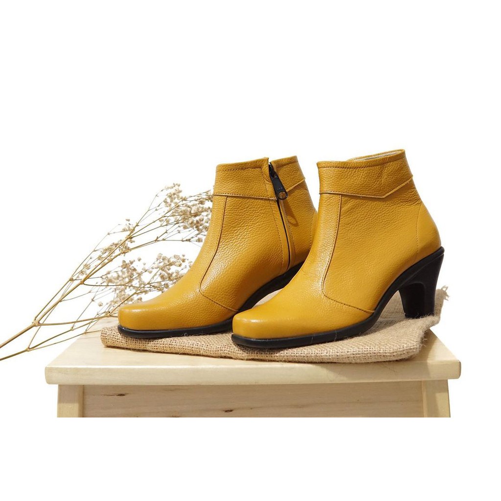 Sepatu Boots Cewe Sepatu Boots Wanita 100% Kulit Asli Premium Sepatu Jenggel Wanita Sepatu Kerja