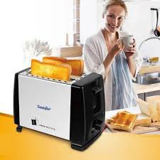 Toaster Sonifer SF-6007 / Pemanggang Pop Up / Roti Otomatis Loncat original