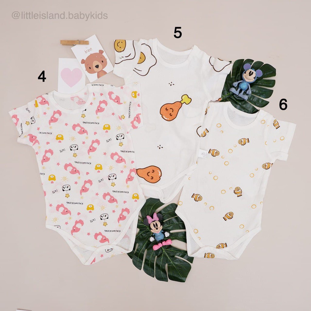 LIN9108 - Jumper / Romper / Jumpsuit Anak Bayi / Balita Karakter Lucu bahan katun