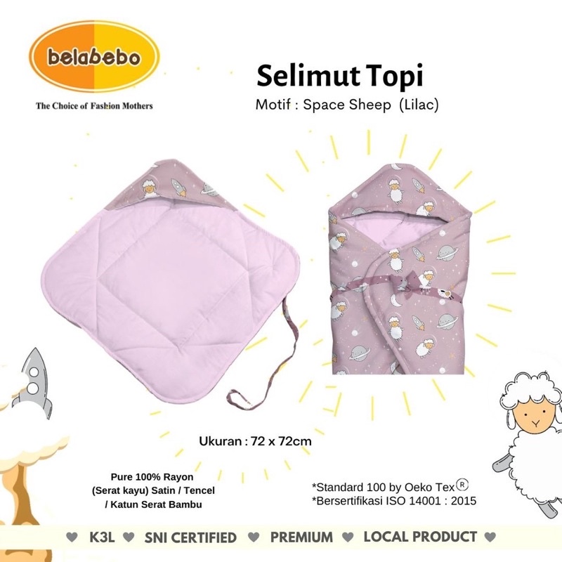 Belabebo - Selimut Topi Bayi /Baby Blanket