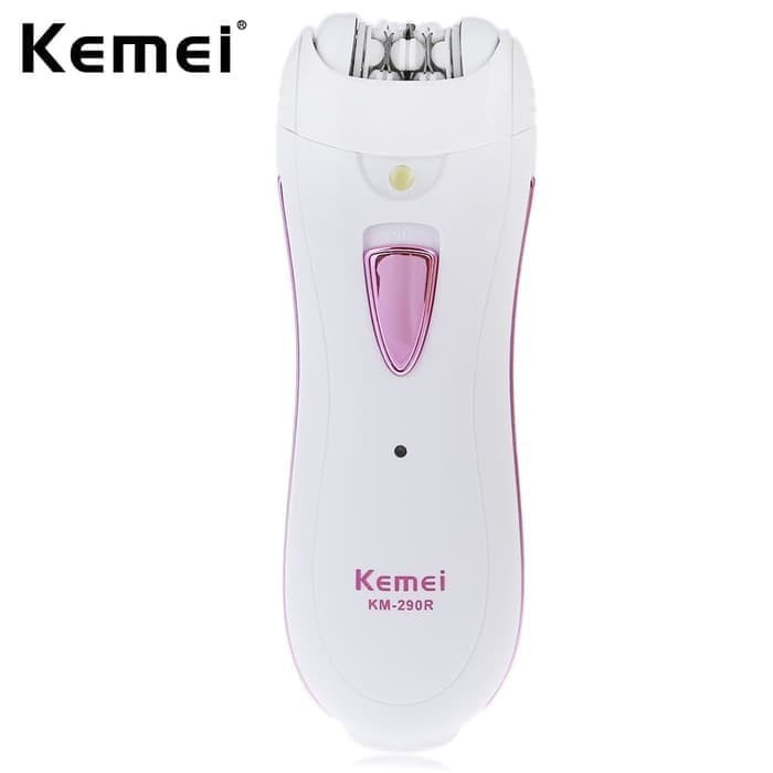 Kemei KM - 290R Lady Mini Rechargeable Washable Electric Hair Remover