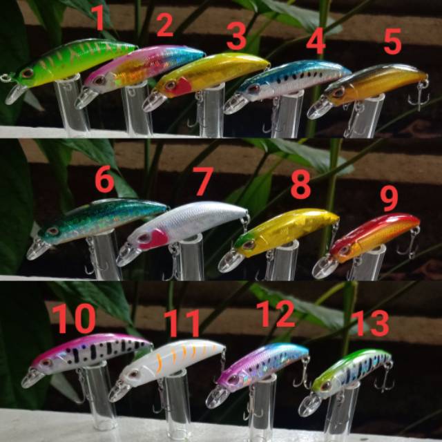 MINNOW SINKING 60 MM 4.5 GRAM UMPAN PANCING CASTING LURE UL ULTRALIGHT ARTIFICIAL LURE