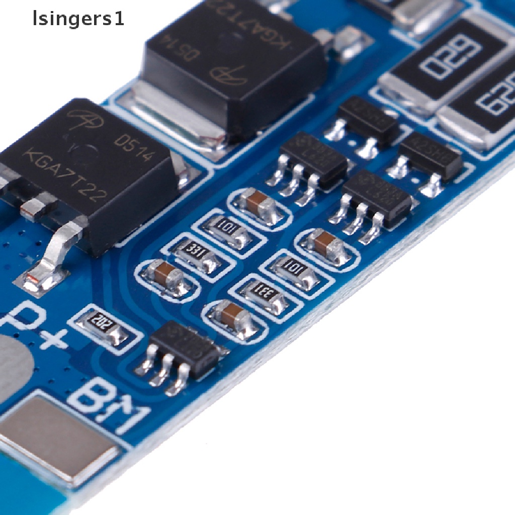 (lsingers1) Papan Pelindung charger Baterai Lithium Li-ion 18650 2S 8A 7.4V balance BMS