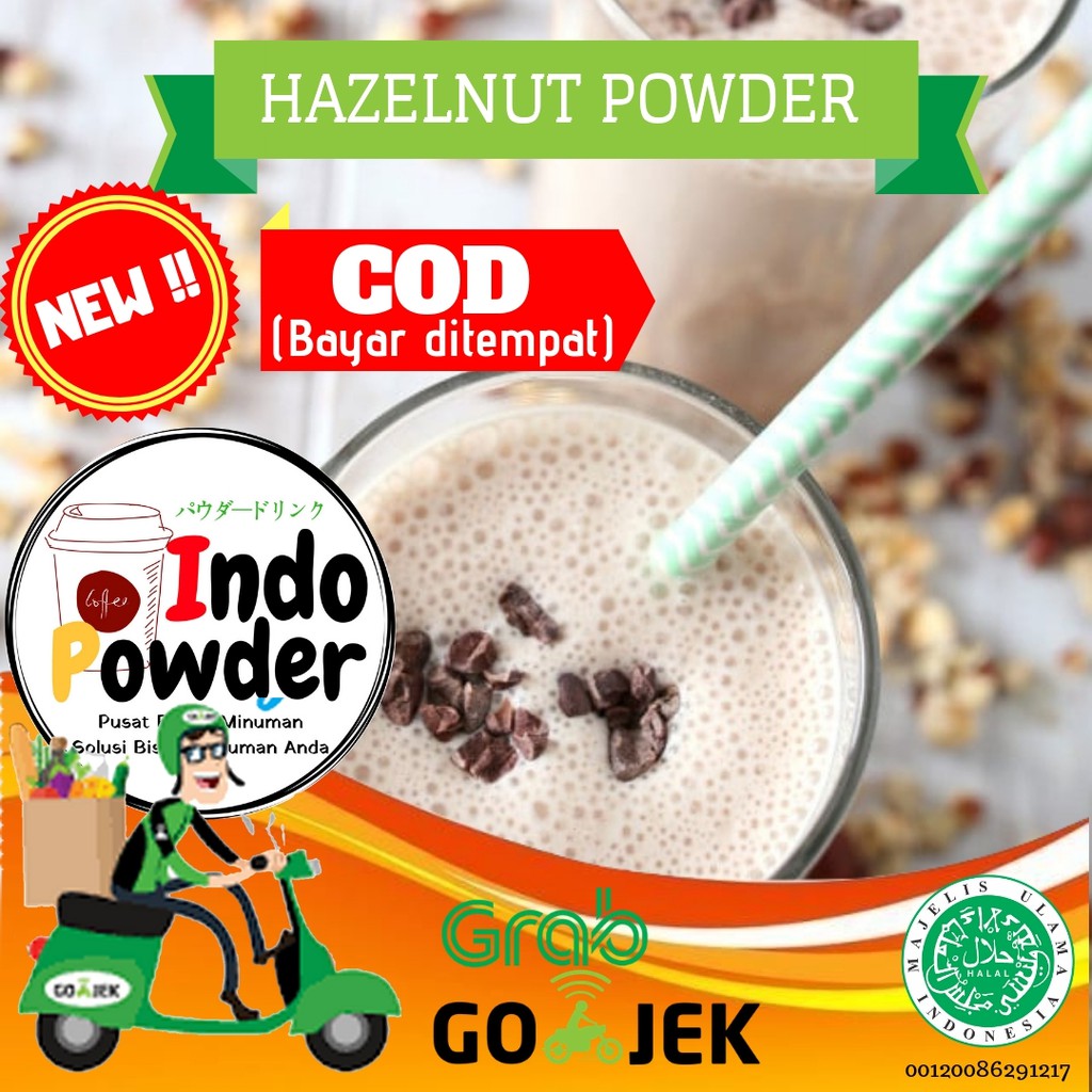 Hazelnut powder 1Kg / Powder Hazelnut 1Kg / Bubuk Hazelnut / Bubuk Minuman Hazelnut / Hazelnut