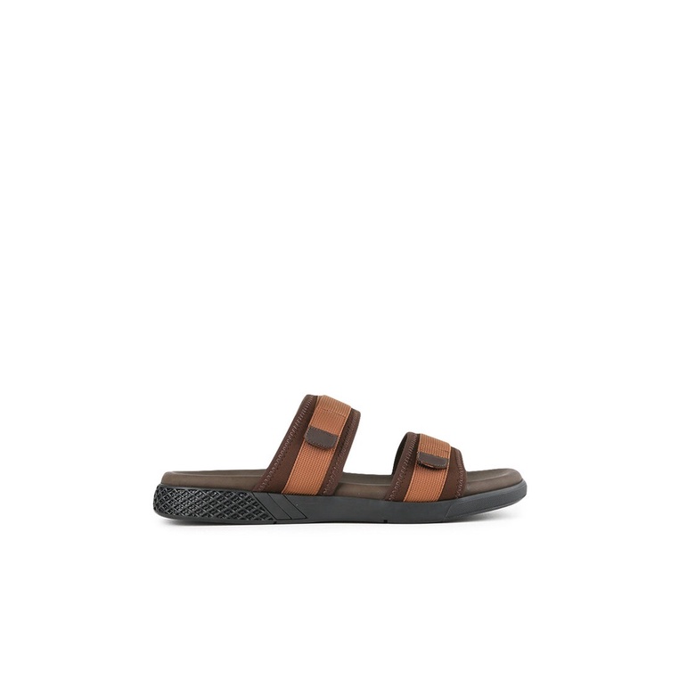 SANDAL SLIDE PLAYBOY PRIA ORIGINAL CASUAL BRANDED ASLI COKLAT PL43