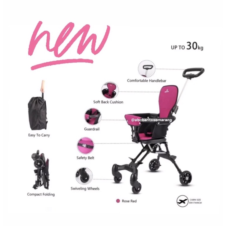 stroller roda 4 exotic