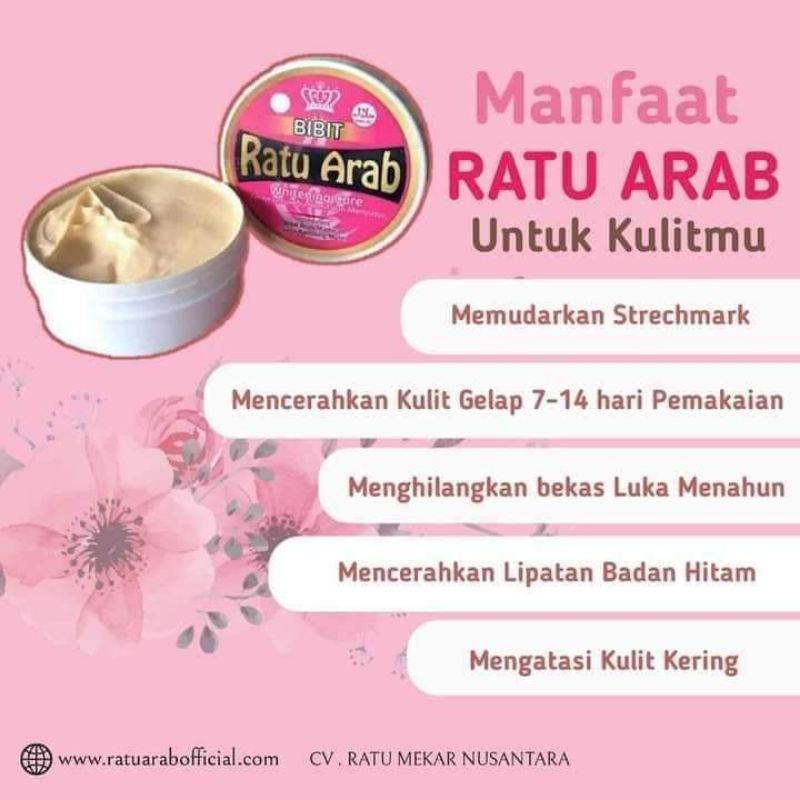 Hb Ratu Arab Whitening Cere Lotion/Ratu Arab