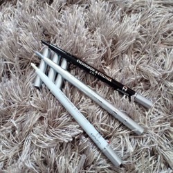 3pcs Pensil Putar AIGNER  Warna Hitam / Putih / Silver / Eyeliner / Eyeshadow