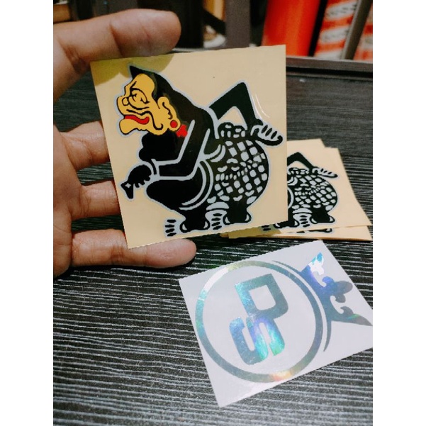 stiker cutting wayang semar