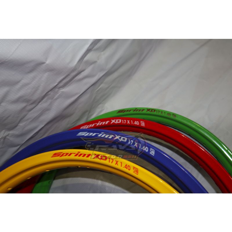 VELG ROSSI ROSSY SPRINT XD 1.40 1.60 RING 17 36H HONDA YAMAHA LENGKAP UNIVERSAL FU 150 SUPRA X JUPIT
