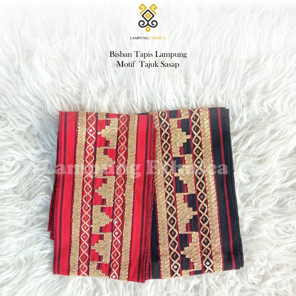 LAMPUNG ETHNICA OFICIAL - TAPIS LAMPUNG ASLI - Selendang Tapis Lampung - Bisban Tapis Lampung - Sele