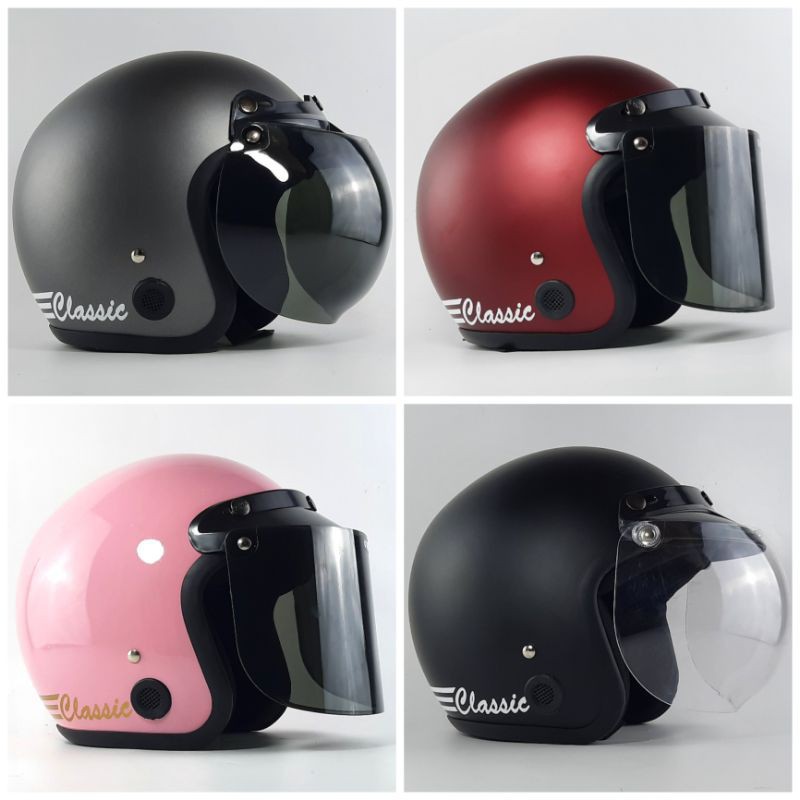 Helm Motor BOGO Dewasa Classic Retro
