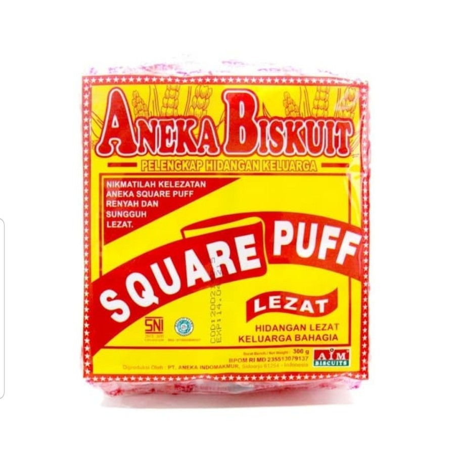 

AIM BISCUITS ANEKA BISCUIT SQUARE PUFF 300G