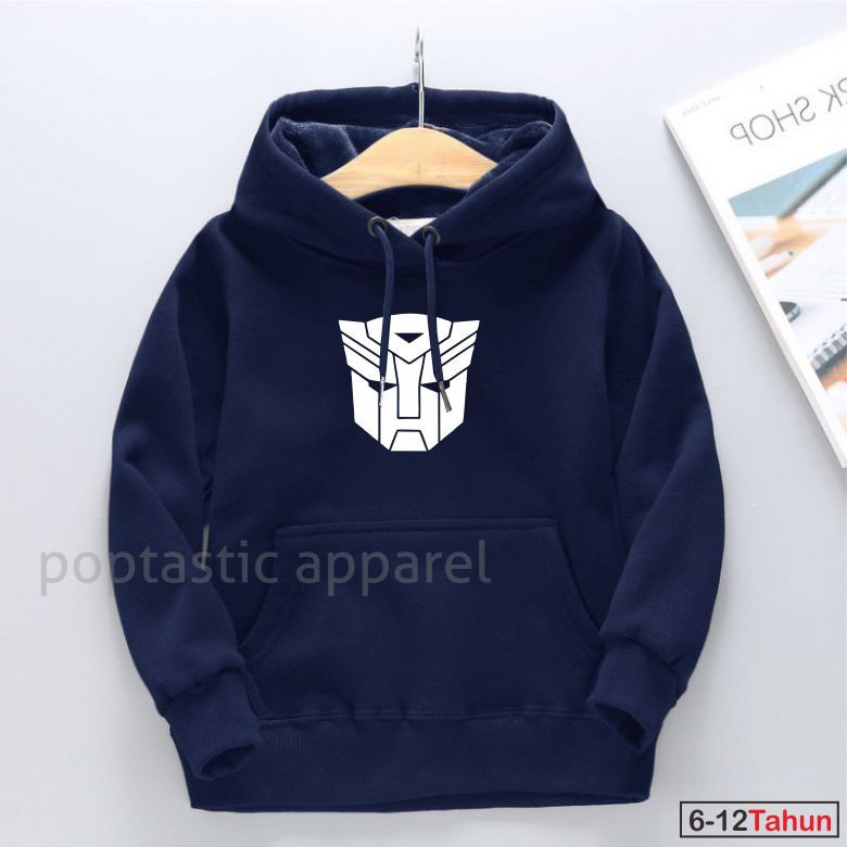 transformers - Jaket Distro Sweater Hoodie anak Laki-laki perempuan  FLEECE TEBAL