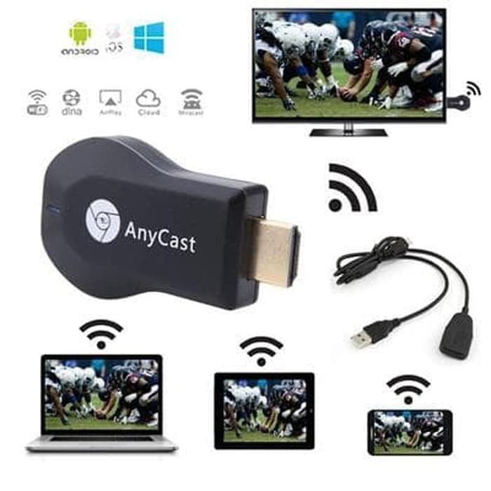 ANYCAST M4 Plus Wireless Display Original 100⎕ongle M4 plus