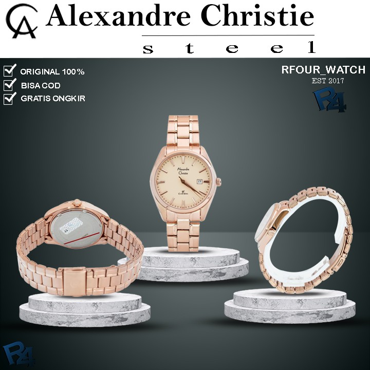 JAM TANGAN ALEXANDER CHRISTIE WANITA ORIGINAL ALEXANDER CHRISTIE WANITA JAM ALEXANDER CRISTIE 8515 W