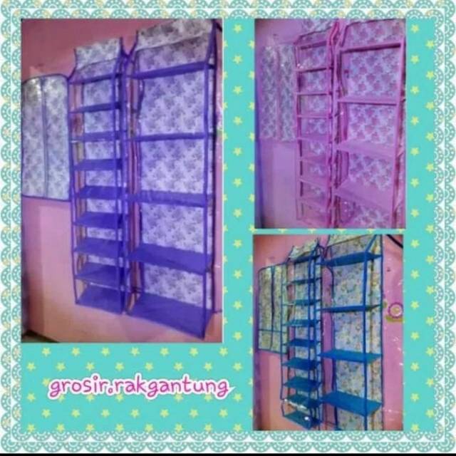 Rak tas murah Rp.50000,,rak jilbab 40rbu dan rak sptu 40rbu dapatkan 3 couple dengan harga ko