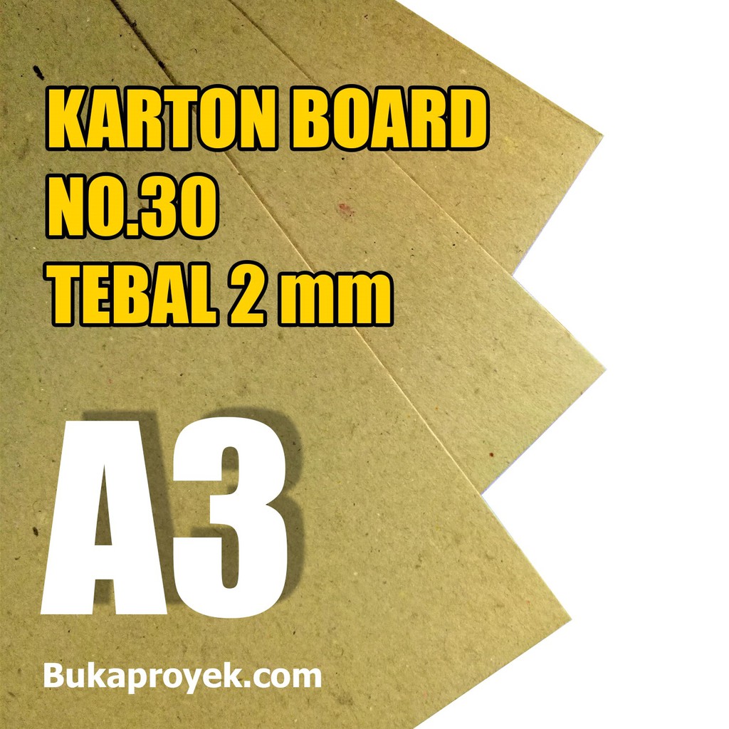 

5 Lembar Karton Board 2 mm No.30 - A3