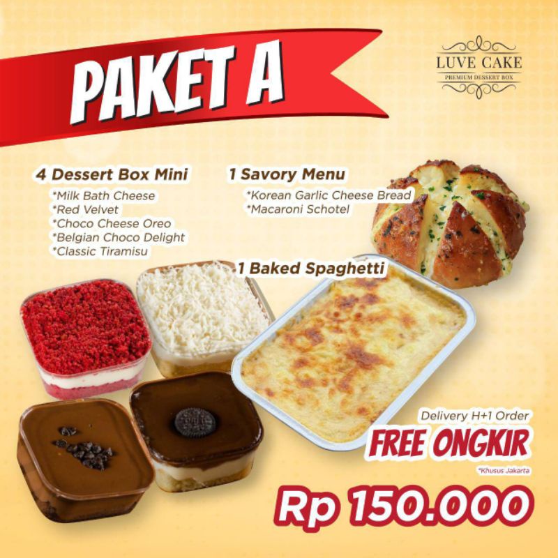 

Menu PO LuveCake Paket