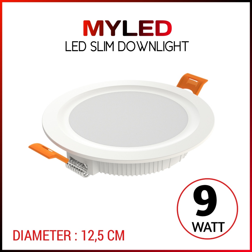 MYLED Lampu LED Downlight 9 Watt - Cahaya Putih