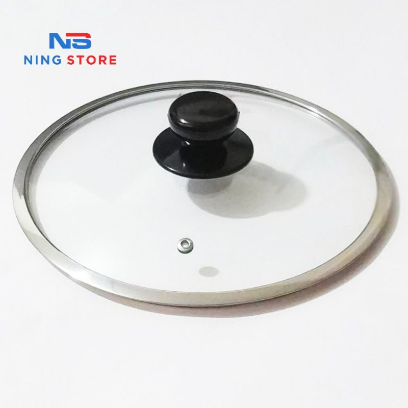 TUTUP PANCI FULL KACA32CM/TUTUP PANCI DAN WAJAN 21CM/TUTUP KACA