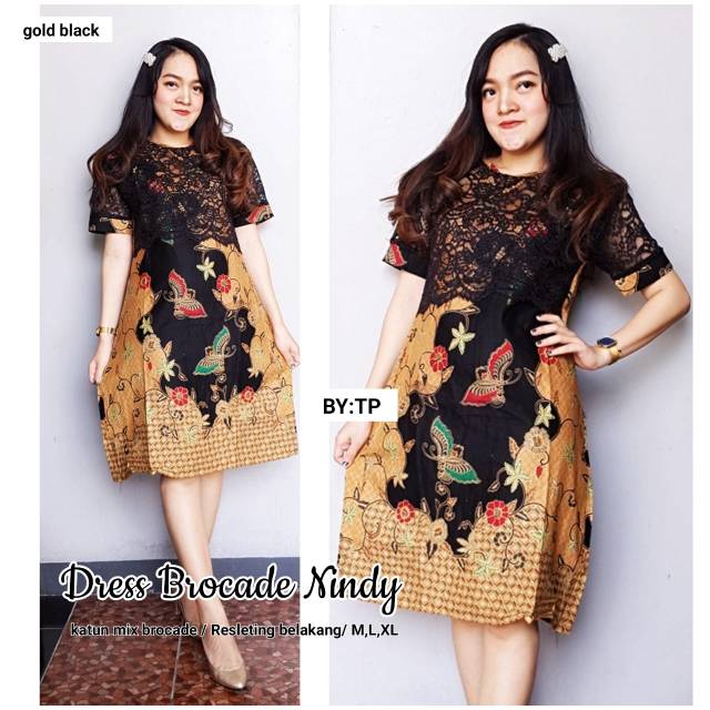 Cp Dress brocad nindy