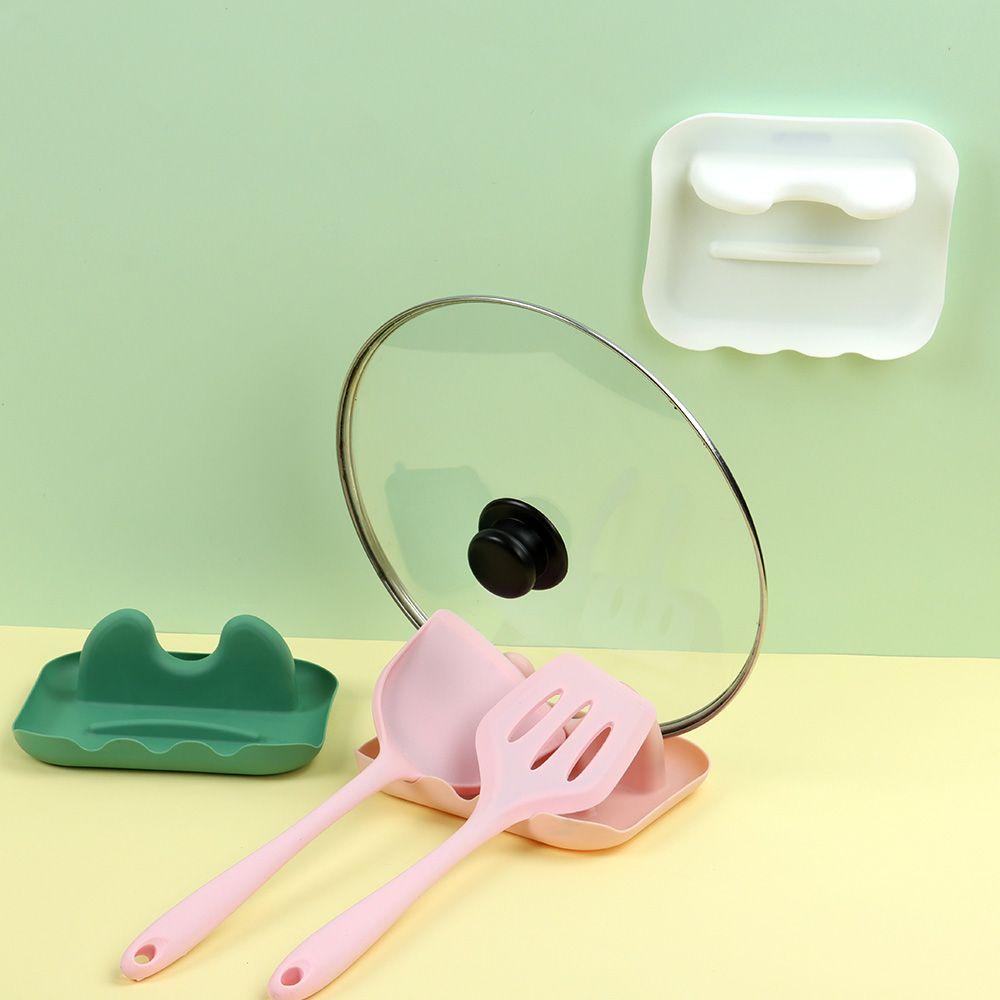 Rak Sendok Atas Rak Penyimpanan Meja Rumah Tutup Panci Multifungsi