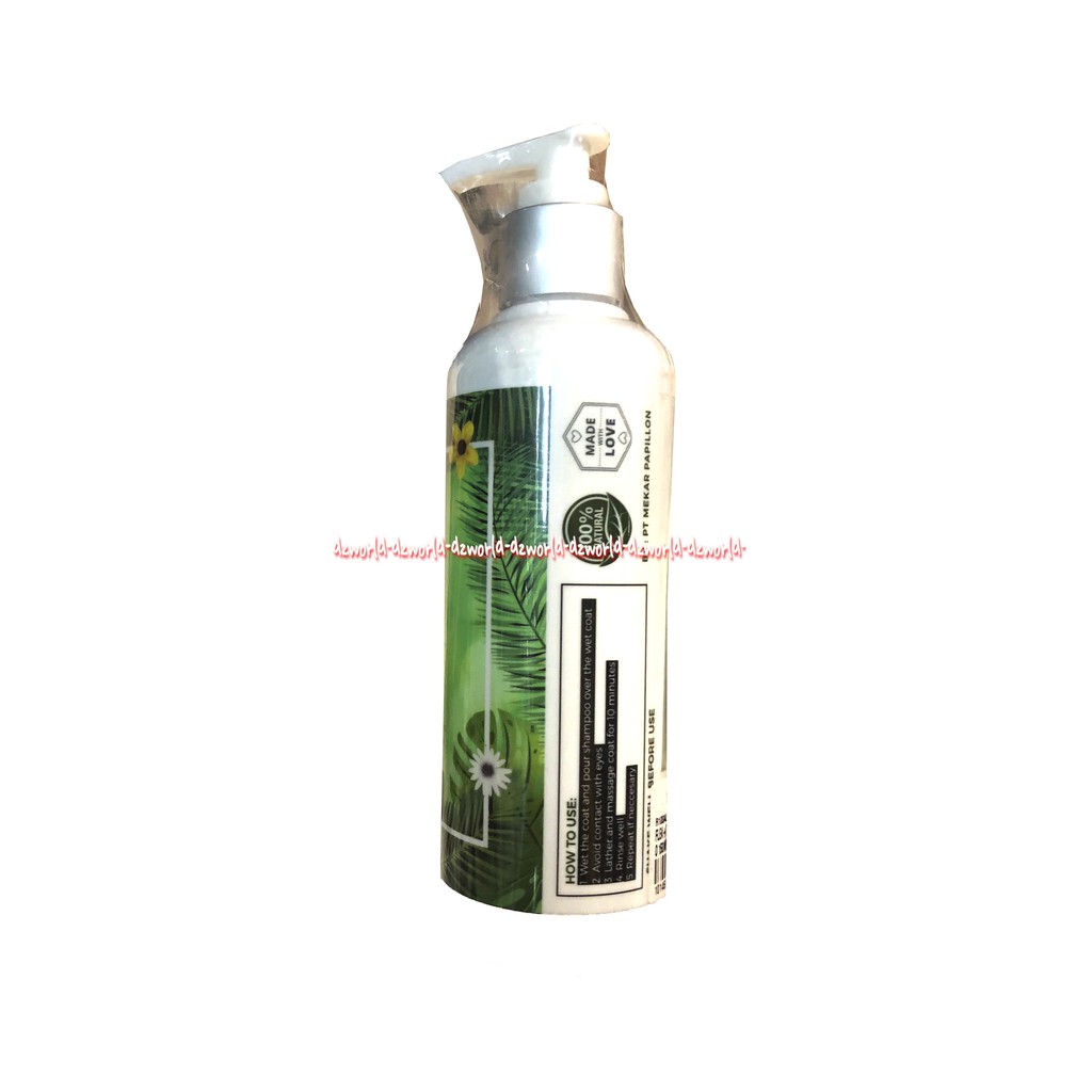 Papillon Pet Care Flea And Tick Shampoo Untuk Kucing Hewan  200ml