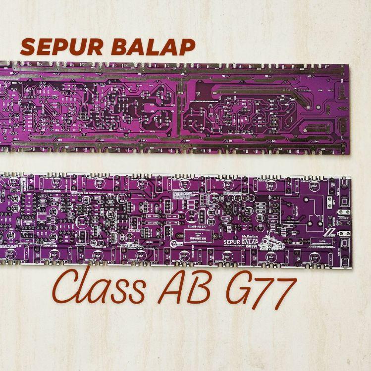 Penjualan Terbanyak.. PCB Power Class AB G77 Sepur Balap Amplifier 2U