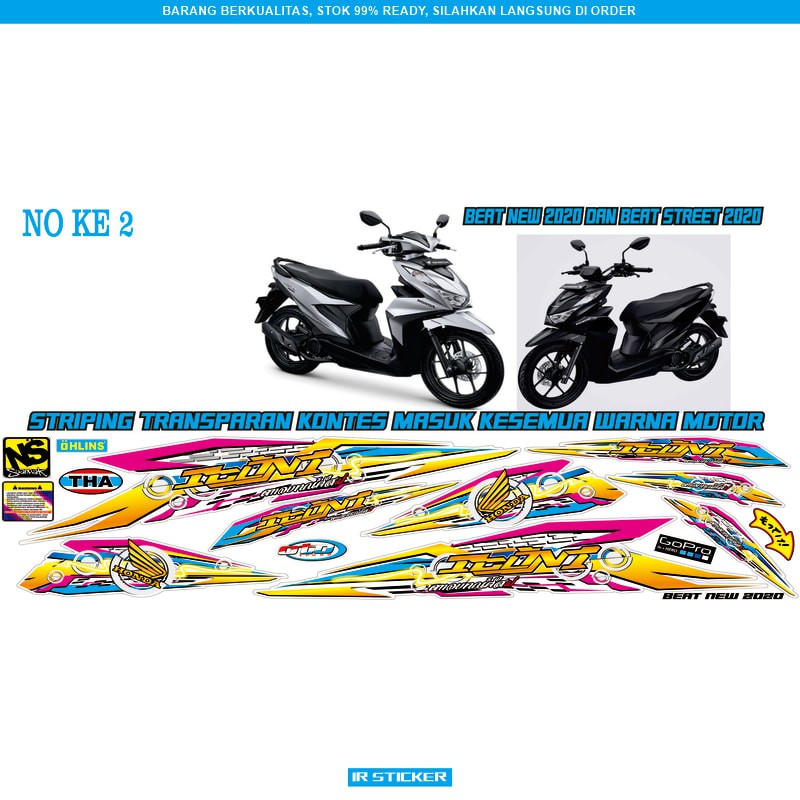 STRIPING BEAT NEW 2020 BEAT STREET 2020 TRANSPARAN MOTHAI1