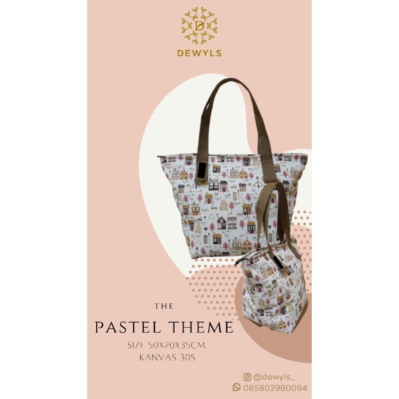 

Pastel Theme Handmade Bags