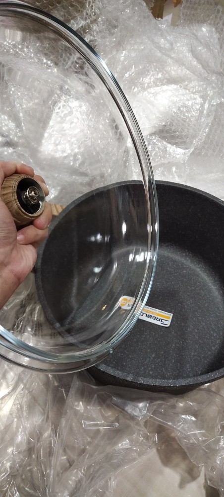 Debellin Casserole 28 Cm - Black Granite Cookware Series Atau Panci Anti Lengket Premium